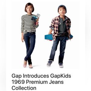GapKids 1969 Original Straight Jeans Boys Size 6Regular dark wash premium